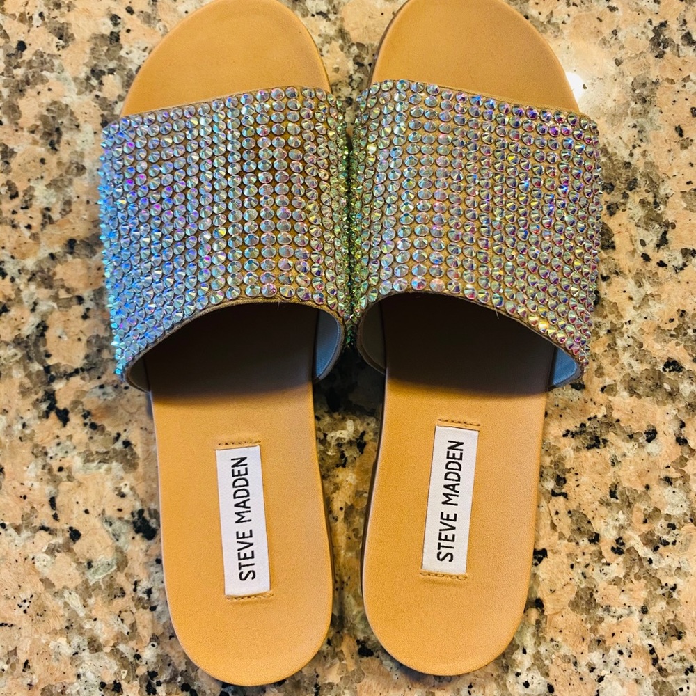Steve Madden Iridescent Sparkly Flats